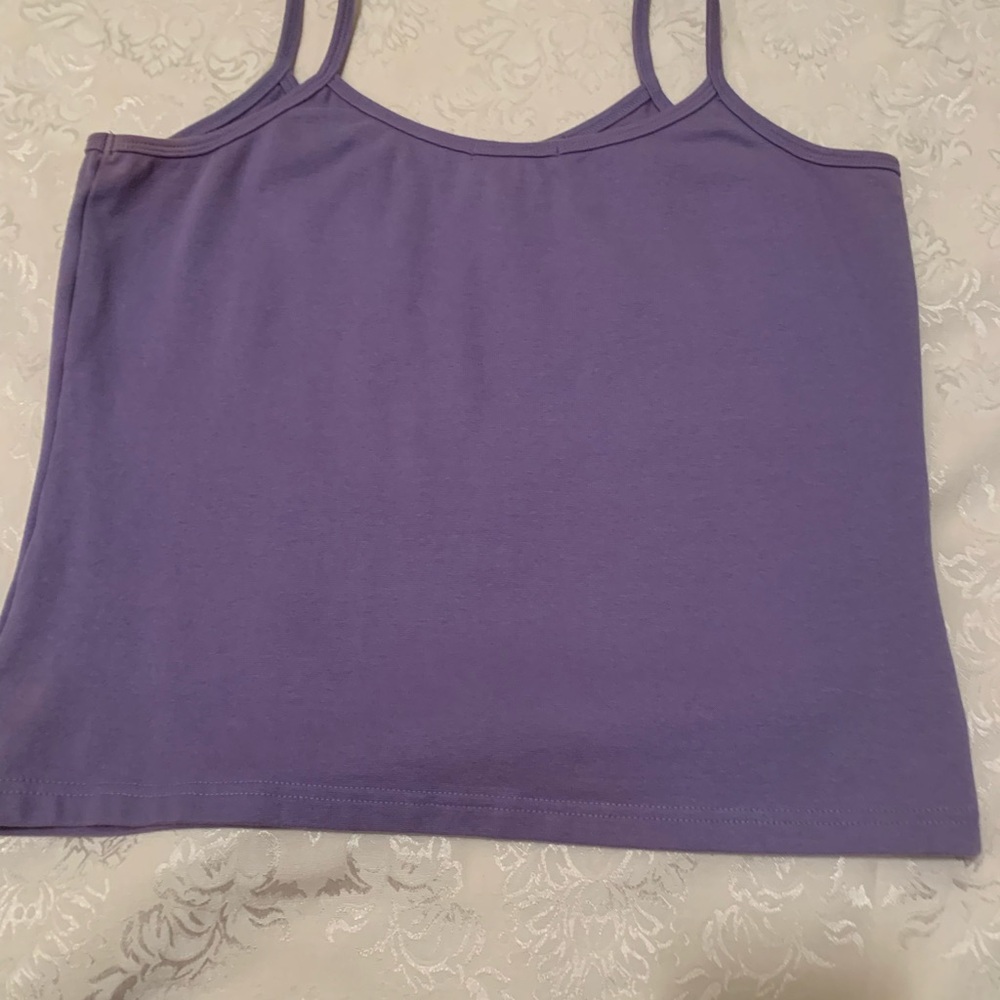 SML Sport Purple Camisole Crop Top
